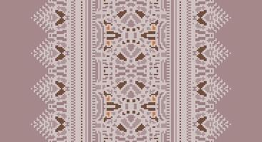 Peruvian pattern Seamless Mughal architecture Motif embroidery, Pixel Ikat embroidery Design for Print vyshyvanka placemat quilt sarong sarong beach kurtis Indian motifs vector