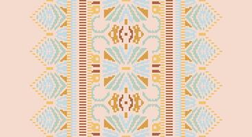 Peruvian pattern Seamless Australian aboriginal pattern Motif embroidery, Pixel Ikat embroidery Design for Print figure tribal ink on cloth patola sari vector