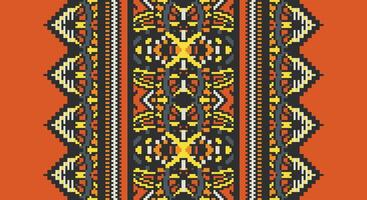 Peruvian pattern Seamless Mughal architecture Motif embroidery, Pixel Ikat embroidery Design for Print jacquard slavic pattern folklore pattern kente arabesque vector