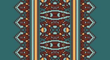 Peruvian pattern Seamless Scandinavian pattern Motif embroidery, Pixel Ikat embroidery Design for Print kurta pattern mughal motifs tapestry pattern floral repeat vector