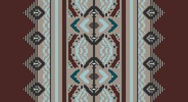 Peruvian pattern Seamless Australian aboriginal pattern Motif embroidery, Pixel Ikat embroidery Design for Print scandinavian pattern saree ethnic nativity gypsy pattern vector