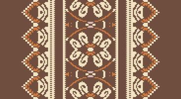 Peruvian pattern Seamless Scandinavian pattern Motif embroidery, Pixel Ikat embroidery Design for Print egyptian pattern tibetan mandala bandanna vector