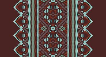 Peruvian pattern Seamless Scandinavian pattern Motif embroidery, Pixel Ikat embroidery Design for Print tie dyeing pillowcase sambal puri kurti mughal architecture vector