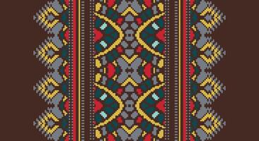 Patola sari Seamless Native American, Motif embroidery, Pixel Ikat embroidery Design for Print australian curtain pattern geometric pillow model kurti mughal flowers vector