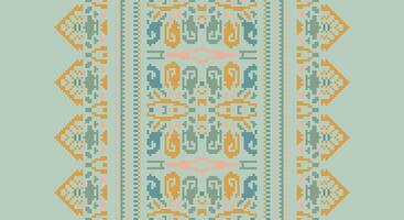 Patola sari Seamless Native American, Motif embroidery, Pixel Ikat embroidery Design for Print egyptian hieroglyphs tibetan geo pattern vector