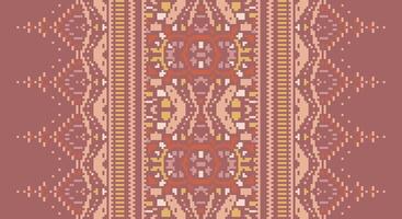 Patola sari Seamless Australian aboriginal pattern Motif embroidery, Pixel Ikat embroidery Design for Print Texture fabric saree sari carpet. kurta patola saree vector