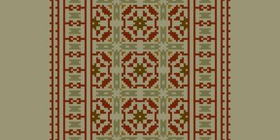 Motif folklore pattern Seamless Mughal architecture Motif embroidery, Pixel Ikat embroidery Design for Print lace pattern turkish ceramic ancient egypt art jacquard pattern vector