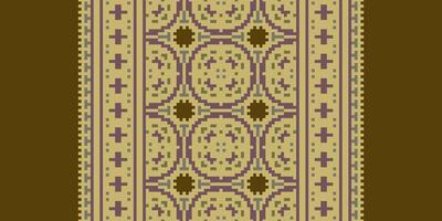 Dupatta pattern Seamless Native American, Motif embroidery, Pixel Ikat embroidery Design for Print jacquard slavic pattern folklore pattern kente arabesque vector