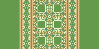 Dupatta pattern Seamless Australian aboriginal pattern Motif embroidery, Pixel Ikat embroidery Design for Print indonesian batik motif embroidery native american kurta mughal design vector