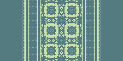 Dupatta pattern Seamless Bandana print silk Motif embroidery, Pixel Ikat embroidery Design for Print kurta pattern mughal motifs tapestry pattern floral repeat vector