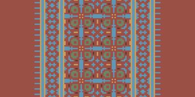 Dupatta pattern Seamless Australian aboriginal pattern Motif embroidery, Pixel Ikat embroidery Design for Print scandinavian pattern saree ethnic nativity gypsy pattern vector