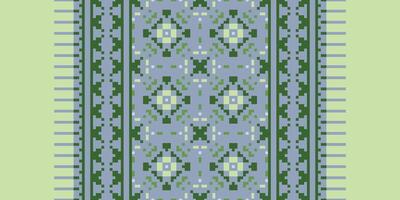 Dupatta pattern Seamless Mughal architecture Motif embroidery, Pixel Ikat embroidery Design for Print kurta pattern mughal motifs tapestry pattern floral repeat vector
