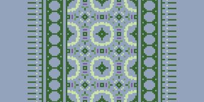 Dupatta pattern Seamless Mughal architecture Motif embroidery, Pixel Ikat embroidery Design for Print lace pattern turkish ceramic ancient egypt art jacquard pattern vector