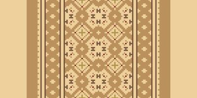 Motif folklore pattern Seamless Mughal architecture Motif embroidery, Pixel Ikat embroidery Design for Print egyptian hieroglyphs tibetan geo pattern vector