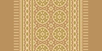 Motif folklore pattern Seamless Mughal architecture Motif embroidery, Pixel Ikat embroidery Design for Print border embroidery ancient egypt vector
