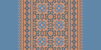 Dupatta pattern Seamless Mughal architecture Motif embroidery, Pixel Ikat embroidery Design for Print jacquard slavic pattern folklore pattern kente arabesque vector