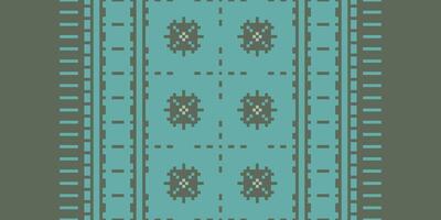 Ancient patterns Seamless Native American, Motif embroidery, Pixel Ikat embroidery Design for Print indonesian batik motif embroidery native american kurta mughal design vector