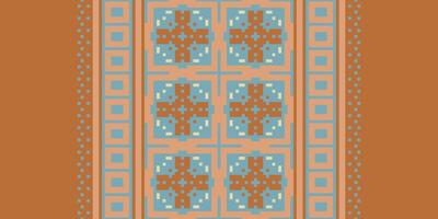 Dupatta pattern Seamless Scandinavian pattern Motif embroidery, Pixel Ikat embroidery Design for Print egyptian pattern tibetan mandala bandanna vector