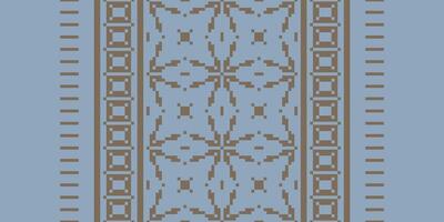 Ancient patterns Seamless Bandana print silk Motif embroidery, Pixel Ikat embroidery Design for Print jacquard slavic pattern folklore pattern kente arabesque vector