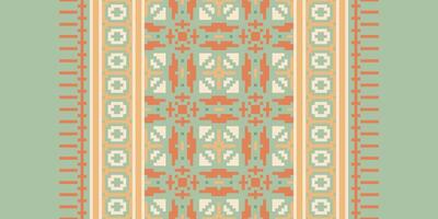 Ancient patterns Seamless Bandana print silk Motif embroidery, Pixel Ikat embroidery Design for Print scarf hijab pattern kerchief Pixel Ikat Silk kurti model mughal patterns vector