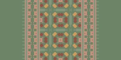 Ancient patterns Seamless Australian aboriginal pattern Motif embroidery, Pixel Ikat embroidery Design for Print jacquard slavic pattern folklore pattern kente arabesque vector