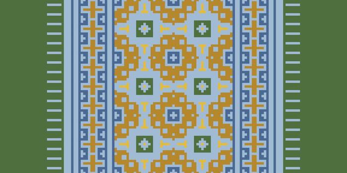 Ancient patterns Seamless Mughal architecture Motif embroidery, Pixel Ikat embroidery Design for Print scarf hijab pattern kerchief Pixel Ikat Silk kurti model mughal patterns vector