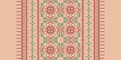 Ancient patterns Seamless Mughal architecture Motif embroidery, Pixel Ikat embroidery Design for Print australian curtain pattern geometric pillow model kurti mughal flowers vector