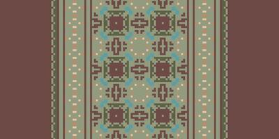 Ancient patterns Seamless Mughal architecture Motif embroidery, Pixel Ikat embroidery Design for Print scandinavian pattern saree ethnic nativity gypsy pattern vector