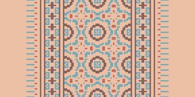 Ancient patterns Seamless Mughal architecture Motif embroidery, Pixel Ikat embroidery Design for Print lace pattern turkish ceramic ancient egypt art jacquard pattern vector