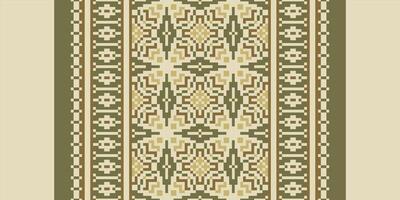 Motif folklore pattern Seamless Scandinavian pattern Motif embroidery, Pixel Ikat embroidery Design for Print tie dyeing pillowcase sambal puri kurti mughal architecture vector