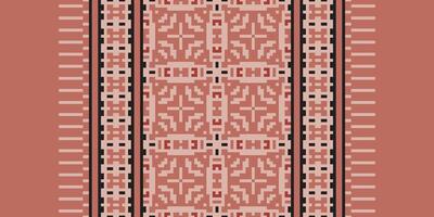 Ancient patterns Seamless Mughal architecture Motif embroidery, Pixel Ikat embroidery Design for Print pattern vintage flower folk navajo patchwork pattern vector