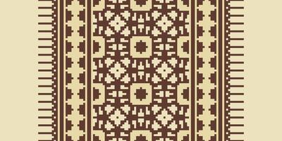 Bukhara pattern Seamless Native American, Motif embroidery, Pixel Ikat embroidery Design for Print Texture fabric saree sari carpet. kurta patola saree vector