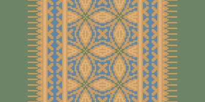 Bukhara pattern Seamless Native American, Motif embroidery, Pixel Ikat embroidery Design for Print scandinavian pattern saree ethnic nativity gypsy pattern vector