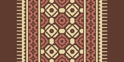 Ancient patterns Seamless Scandinavian pattern Motif embroidery, Pixel Ikat embroidery Design for Print egyptian hieroglyphs tibetan geo pattern vector