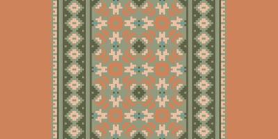 Ancient patterns Seamless Mughal architecture Motif embroidery, Pixel Ikat embroidery Design for Print border embroidery ancient egypt vector