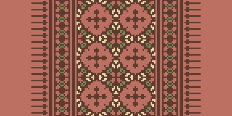 Bukhara pattern Seamless Native American, Motif embroidery, Pixel Ikat embroidery Design for Print endless arabesque cloth dupatta shawl bandana print silk kurta men