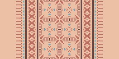 Bukhara pattern Seamless Australian aboriginal pattern Motif embroidery, Pixel Ikat embroidery Design for Print endless arabesque cloth dupatta shawl bandana print silk kurta men vector