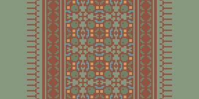 Bukhara pattern Seamless Australian aboriginal pattern Motif embroidery, Pixel Ikat embroidery Design for Print tie dyeing pillowcase sambal puri kurti mughal architecture vector