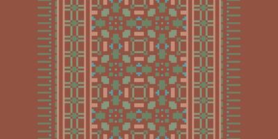 Bukhara pattern Seamless Australian aboriginal pattern Motif embroidery, Pixel Ikat embroidery Design for Print tapestry floral kimono repeat pattern lacing spanish motif vector