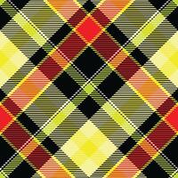 Tartan plaid pattern background. Fabric texture. vector