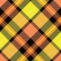 Tartan plaid pattern background. Fabric texture. vector