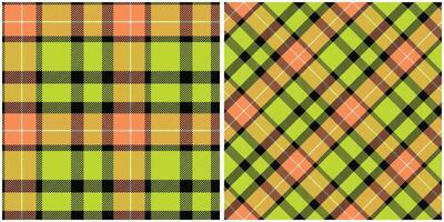 Tartan plaid pattern background. Fabric texture. vector
