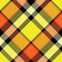 Tartan plaid pattern background. Fabric texture. vector