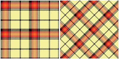 Tartan plaid pattern background. Fabric texture. vector