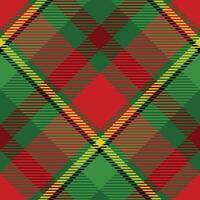 Tartan plaid pattern background. Fabric texture. vector