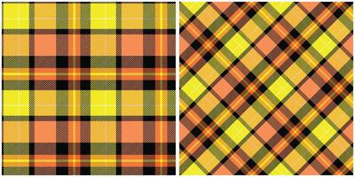 Tartan plaid pattern background. Fabric texture. vector