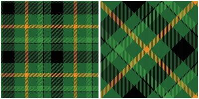 Tartan plaid pattern background. Fabric texture. vector