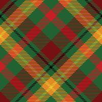 Tartan plaid pattern background. Fabric texture. vector