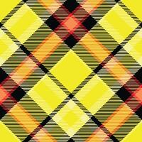 Tartan plaid pattern background. Fabric texture. vector