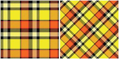 Tartan plaid pattern background. Fabric texture. vector